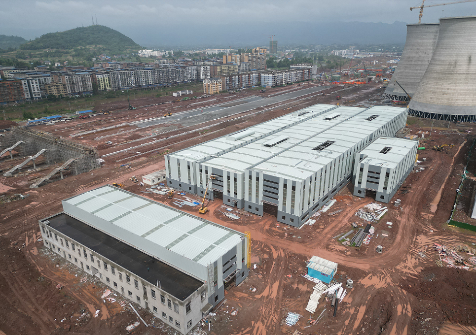 Sklad a opravna strojů Projekt ocelov&eacute; konstrukce Ⅱ